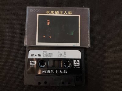 羅大佑-首張同名專輯-未來的主人翁-滾石1980-卡帶已拆狀況良好