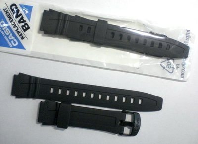 經緯度鐘錶  CASIO日本原廠18mm錶帶 HDD-600  W-800H  AQ-164W MRW-200H 通用