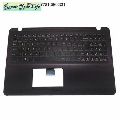 電腦零件Asus 華碩 UX560 UX560UA UX560UQ 鍵盤 C殼背光 棕色鍵帽邊UK筆電配件