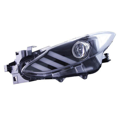 適用于昂克賽拉大燈總成Mazda3改裝野馬款LED日行燈流光方向燈