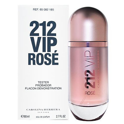 【Carolina Herrera】212 vip 粉紅香檳 女性淡香精 80ML TESTER(環保盒有蓋)
