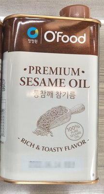 清淨園白芝麻油청정원통참깨참기름500ml G-5261