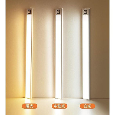 超薄LED充電式 人體感應 衣櫃 廚房 浴室 壁燈 吸頂燈 走道 鏡櫃燈壁燈現代簡約壁燈Led鏡前燈
