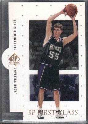 98-99 UD SP AUTHENTIC FIRST CLASS #FC24 JASON WILLIAMS RC