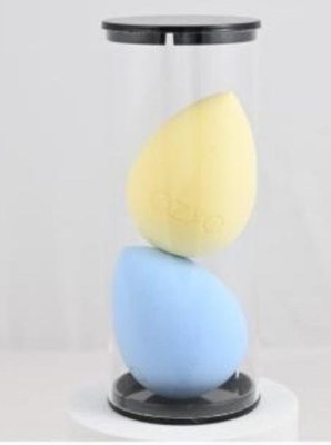 【OZIO 歐姬兒】美妝蛋組合:黃藍