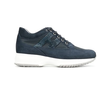 [全新真品代購-S/S23 SALE!] HOGAN 深藍色 厚底休閒鞋 / 運動鞋 (Interactive)