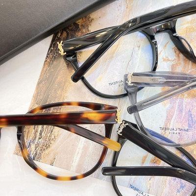 YSL 光學眼鏡 素顏眼鏡 顯臉小！精緻百搭 眼鏡框 秀氣好氣質 眼鏡框 防藍光 SLM111小標百搭素顏
