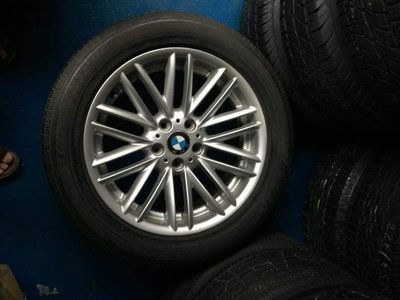 保證正品   BMW 18吋鋁圈 德國原裝進口  245/50/18 輪胎  全部都給您只要5000元  （新車卸下只有