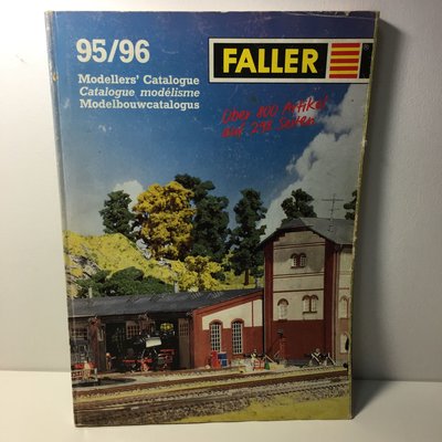 ［二手鐵道目錄書］早期 FALLER 95/96 產品目錄書