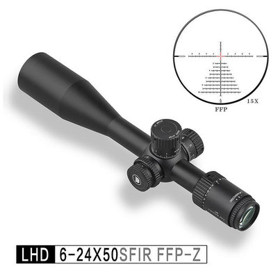 （倖存者）DISCOVERY 發現者 LHD 6-24X50SFIR FFP-Z 前置直調 狙擊鏡 瞄準鏡