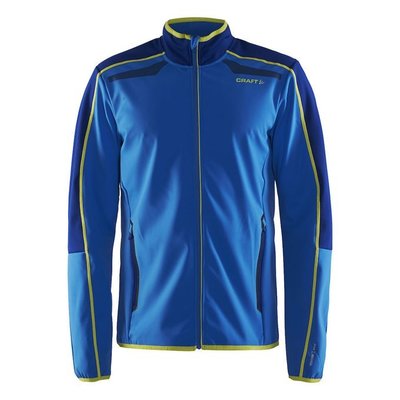 【速捷戶外】瑞典Craft 1904463 Soft shell 男防風保暖外套-(藍色), 登山,滑雪 跑步 路跑 夜