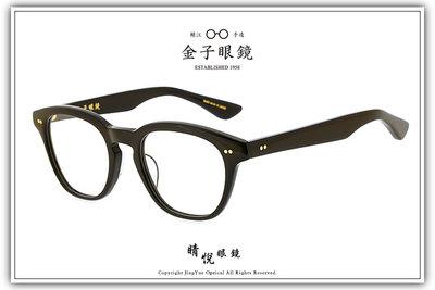 【睛悦眼鏡】職人工藝 完美呈現 金子眼鏡 賽璐珞系列 KC XU BK 87568