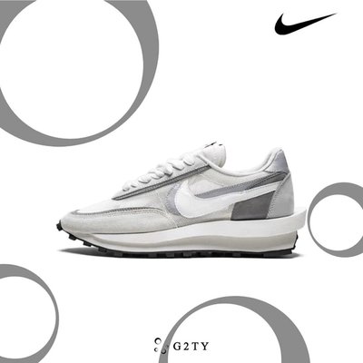 [G2TY]  Sacai x Nike | LDWaffle “Summit White” 灰白 BV0073-100
