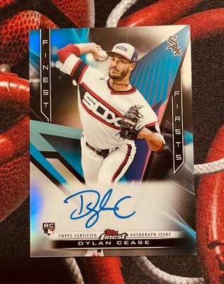 2020 Topps Finest Dylan Cease Auto Autograph RC White Sox 白襪無安打比賽王牌