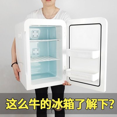 【熱賣精選】尤利特12L迷你小冰箱小型家用微型單人宿舍用冰箱車載車家兩用