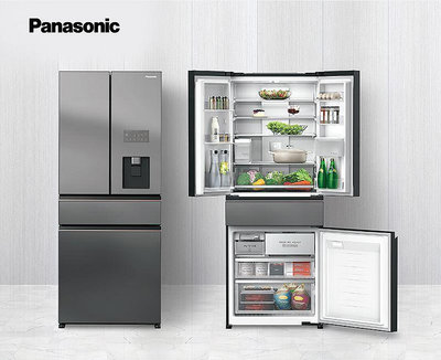 ＊可議價＊Panasonic國際 540L四門無邊框霧面玻璃系列電冰箱 NR-D541PG(極緻灰)