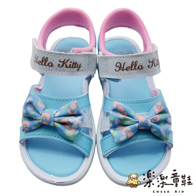 【樂樂童鞋】【限量特價!!】MIT三麗鷗甜美涼鞋--藍色 另有白色可選 K090-1 - Kitty童鞋 台灣製涼鞋