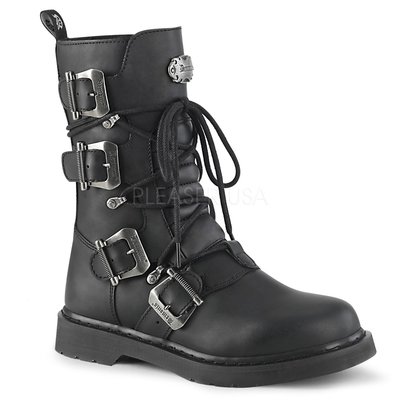 Shoes InStyle《一吋》美國品牌 DEMONIA 原廠正品龐克歌德馬丁短靴 戰鬥靴 有大尺碼『黑色』