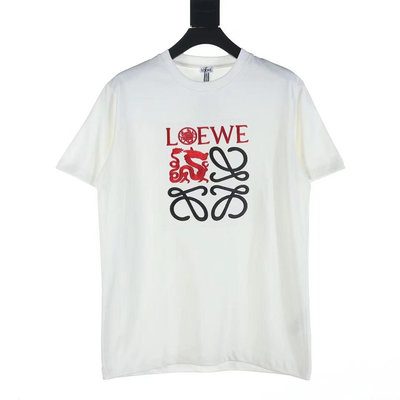 Loewe/羅意威 龍年繫列刺繡短袖T恤