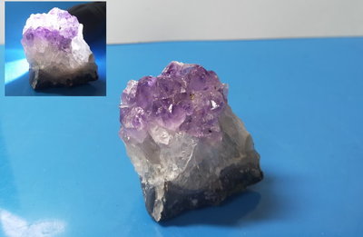 紫水晶鎮-(MINI版)-- 桌上型...vs..........紫水晶洞...紫水晶花