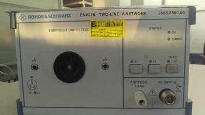 Rohde &amp; Schwarz ENV216 TWO-LINE V-NETWORK