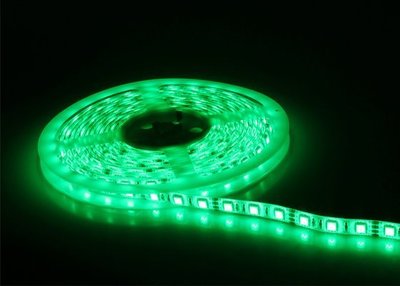 LED 12V綠光軟帶燈軟條燈 5050 每米60燈一卷5米300燈