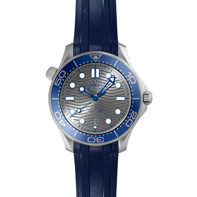 OMEGA 210.32.42.20.06.001 歐米茄 手錶 機械錶 42mm 灰海馬 陶瓷圈 膠帶