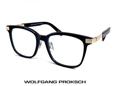 【本閣】WOLFGANG PROKSCH AT12 德國日本手工光學眼鏡黑色男性大方框 999.9 展示品微瑕特價