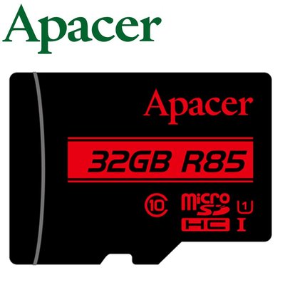 Apacer 宇瞻 32GB 32G 85MB/s microSD microSDHC TF U1 C10 記憶卡