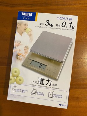 日本TANITA 高精度烘焙電子秤 KD-321（0.1～3kg)    非供交易使用