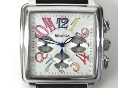 三眼錶 [MAX MA-7031]  MAX CO 三眼賽車錶 時尚錶 軍錶