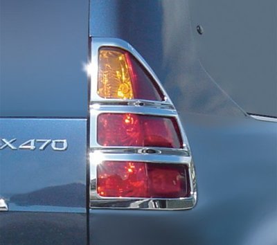 ~圓夢工廠~ Lexus GX470 2004~2009  鍍鉻車燈框 後燈框 尾燈框 鍍鉻銀飾框貼