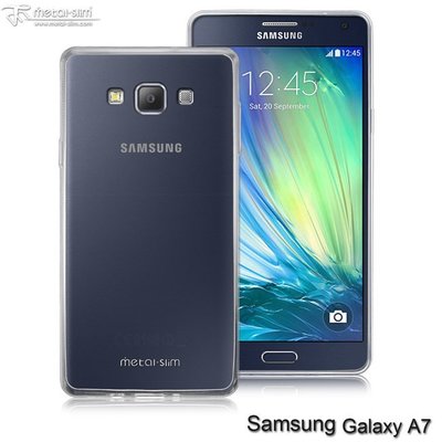 【默肯國際】 Metal-Slim Samsung Galaxy A7 超薄TPU透明殼 清水套 手機殼 背蓋 蘆洲