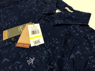 ###【涉谷GOLF精品】Munsingwear 企鵝牌 最新深藍色三角點點M號襯衫 東京直送 保證真品 歡迎購買