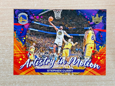 Stephen Curry 2023-24 COURT KINGS 油畫 藝術 ARTISTRY IN MOTION 40