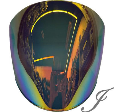 《JAP》ASTONE DJR DJS 多層膜電鍍金 原廠半罩安全帽專用鏡片 耐刮