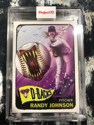 Topps Project 70 藝術家 原封殼 D-BACKS RANDY JOHNSON PITCHER 棒球 MLB