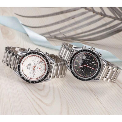 直購#OMEGA 歐米茄 經典海馬系列 多功能六針搭載腕錶精準走時 男士精品石英手錶 休閒手錶 男士精品腕錶