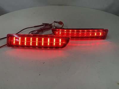 卡嗶車燈 TOYOTA 豐田 WISH 09-17 五門車 LED 後保桿煞車燈 紅色 三段式