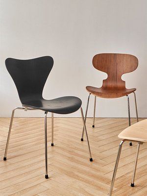 中古餐椅靠背餐桌椅子家用螞蟻椅現代簡約網紅凳子北歐創意ins風