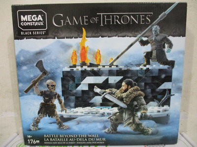 1樂高LEGO美高MEGA BLOKS冰與火之歌權力的遊戲異鬼之戰 屍鬼 夜王 瓊恩雪諾決戰對戰積木公仔五佰九十一元起標
