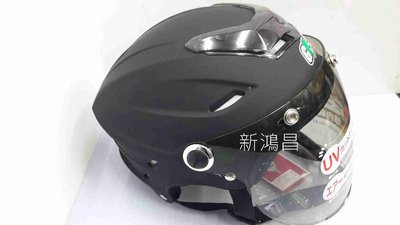 【新鴻昌】GP5 021 圓弧鏡 消光黑 雪帽 內襯全可拆 半罩式安全帽