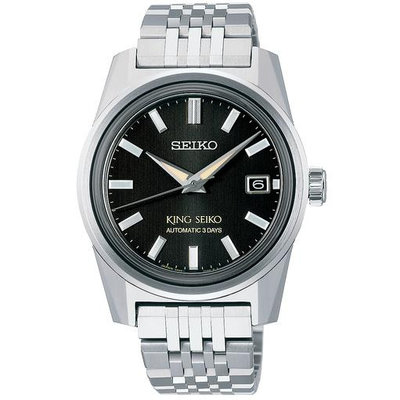 預購 SEIKO KING SEIKO SDKS021 機械錶 38.3mm 不銹鋼錶帶 藍寶石鏡面 黑色面盤  男錶 女錶