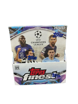 2021-22 Topps Finest UEFA Champions League Soccer 最佳系列 歐冠盃 足球卡 卡盒
