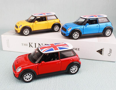 英倫風汽車擺件 mini cooper 合金老爺車模型金屬工藝品 生日禮物