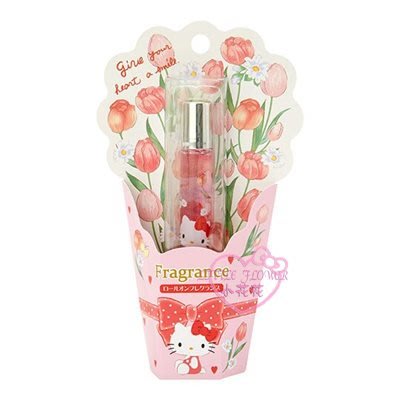 ♥小花花日本精品♥HelloKitty滾珠香水隨身香水筆型香水小香香氛櫻花香體積小外出攜帶方便10ml66635109