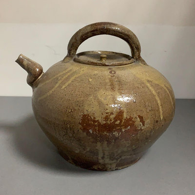 早期收藏的全新陶瓷老龍罐茶壺