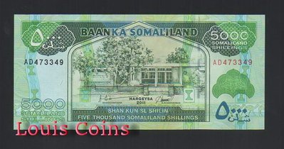 【Louis Coins】B414-SOMALILAND--2011索馬里蘭紙幣5.000 SL Shilings(530)
