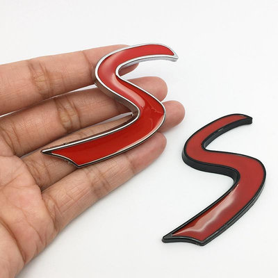 3d 鉻金屬紅色字母 S 汽車標誌貼紙適用於英菲尼迪 Q50 Q50L G37 G25 QX70 FX35 FX37 汽