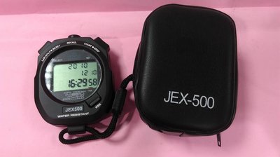 JEX-500 (記憶型) 碼錶 跑錶 計時 跑步 訓練用 防水  100組記憶 電磁耐用